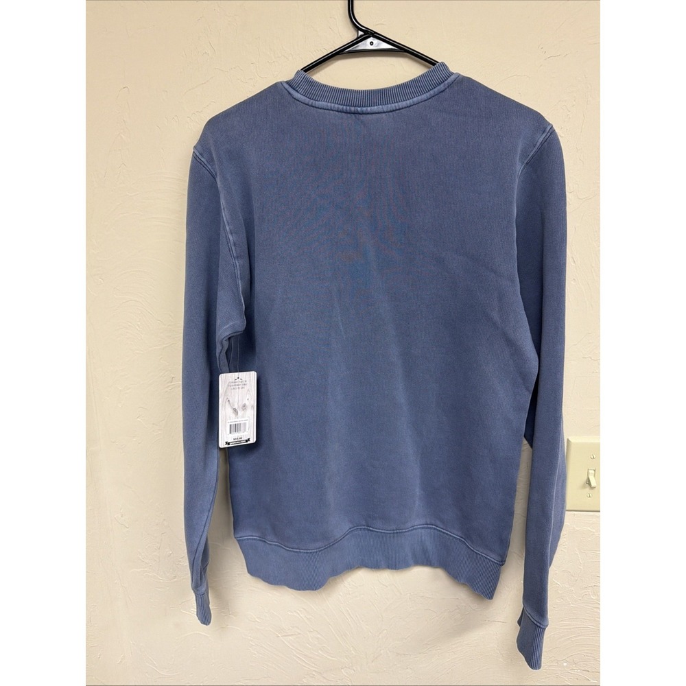 NWT GOAT USA Adult Linden Vintage washed  Slate Crewneck Sweatshirt Sz XS $55 - Picture 5 of 5